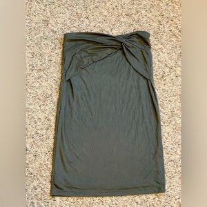 Cotton high waisted skirt